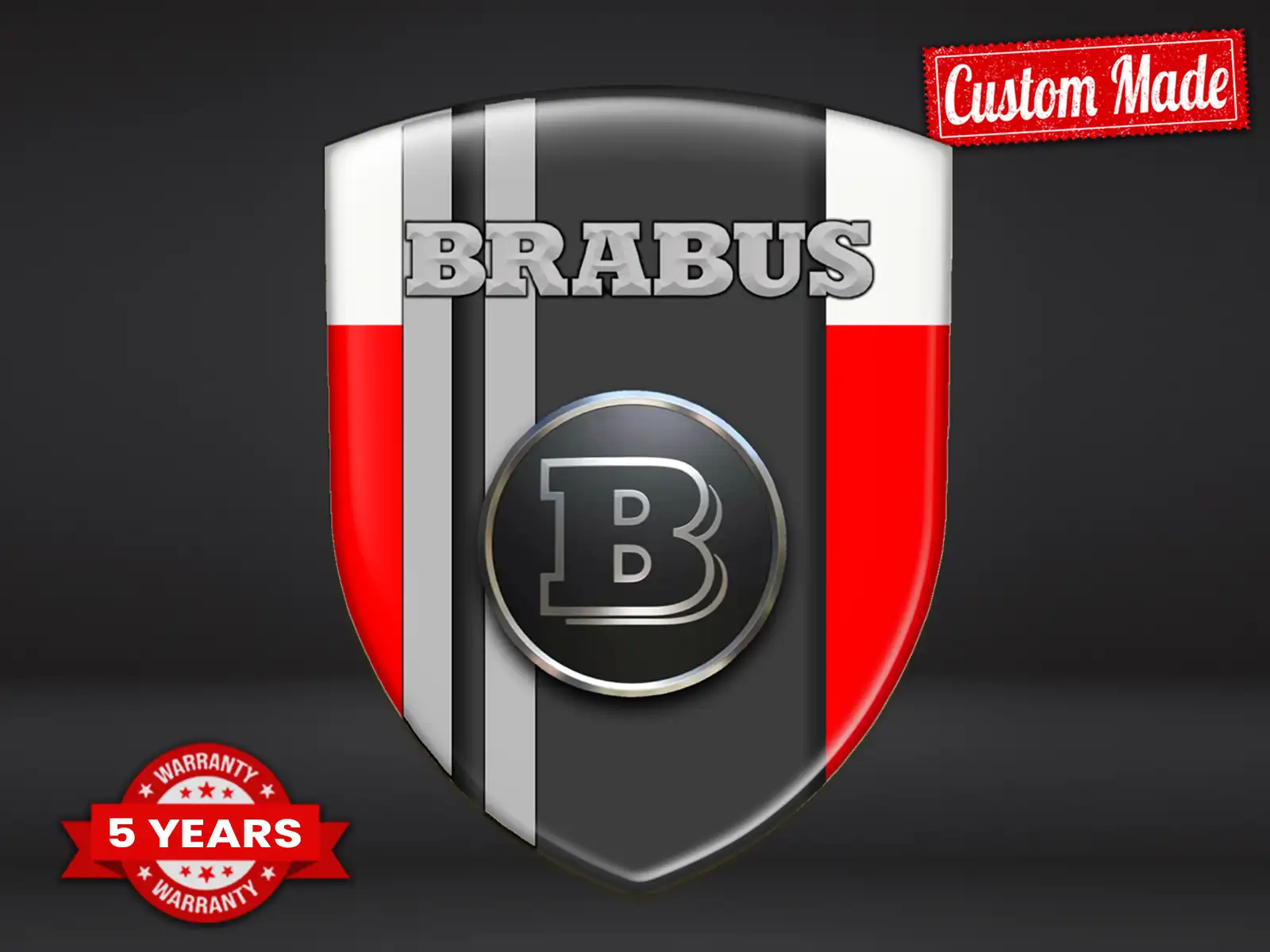 Brabus Fensteraufkleber Auto Sportlich Premium Anpassbar